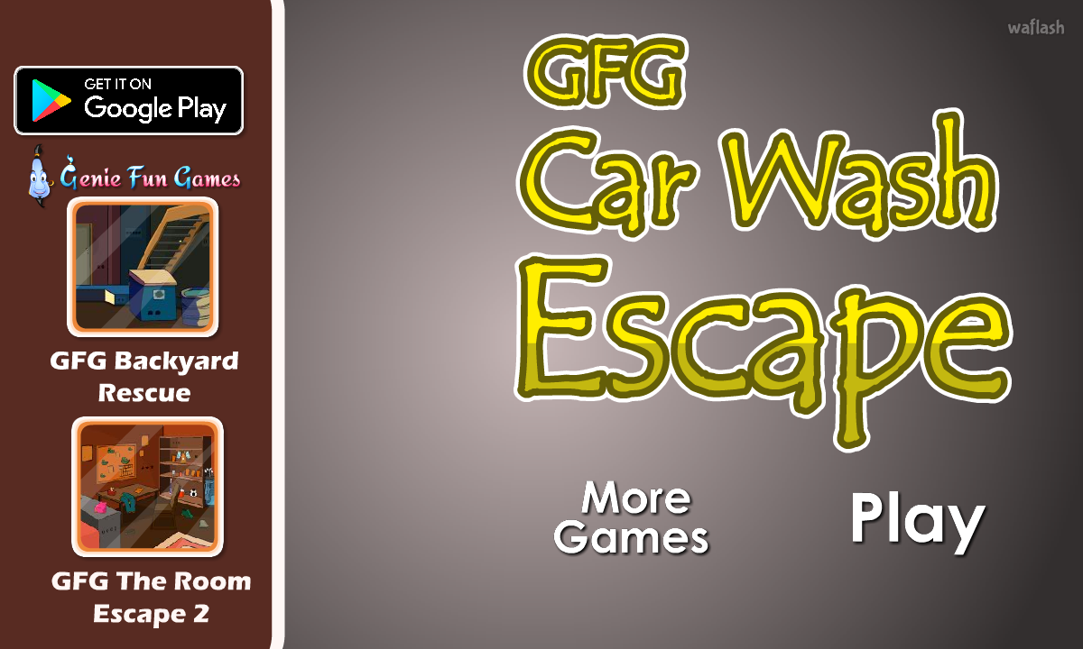 GFG 세차장 탈출 (GFG Car Wash Escape) 게임 화면 1