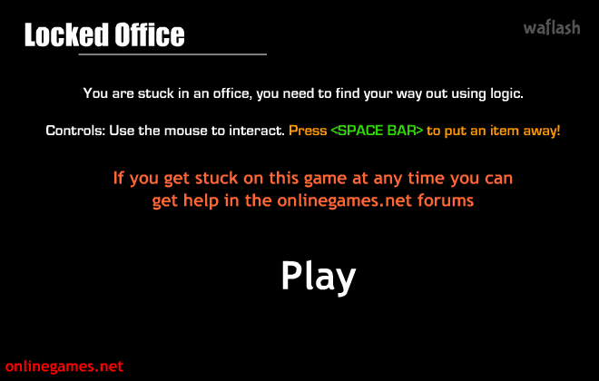 잠겨있는 사무실 (Locked Office) 게임 화면 1