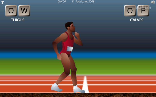 QWOP 게임 화면 2