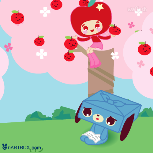 벤또게임 다미 혼내주기 게임 화면 2