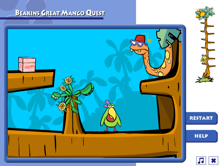 망고퀘스트 (Beakins Great Mango Quest) 게임 화면 3