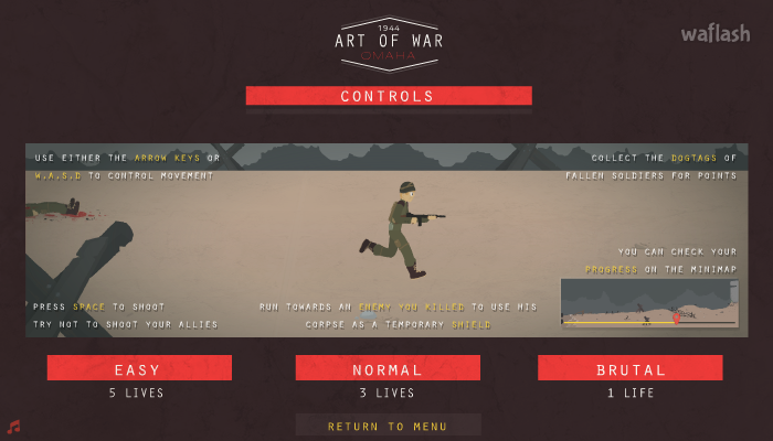 오마하 전투 (Art Of War Omaha) 게임 화면 1