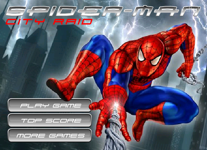 스파이더맨 도시 습격 (Spider-man City Raid) 게임 화면 1