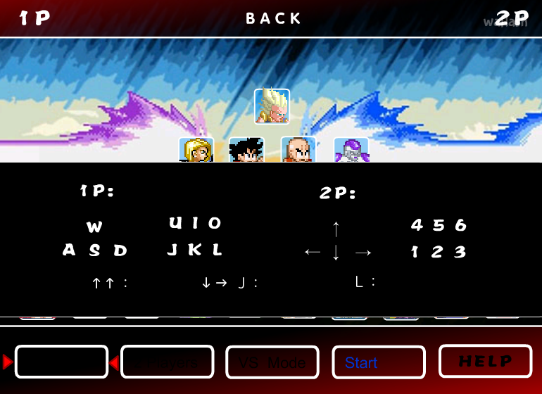 드래곤볼 파이팅 2.8 (Dragon Ball Pierce Fighting v2.8) 게임 화면 2