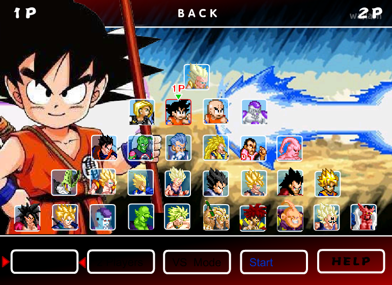 드래곤볼 파이팅 2.8 (Dragon Ball Pierce Fighting v2.8) 게임 화면 3