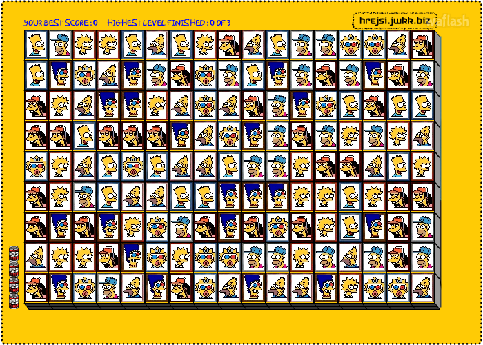 타일즈 오브 더 심슨 (Tiles of the Simpsons) 게임 화면 2