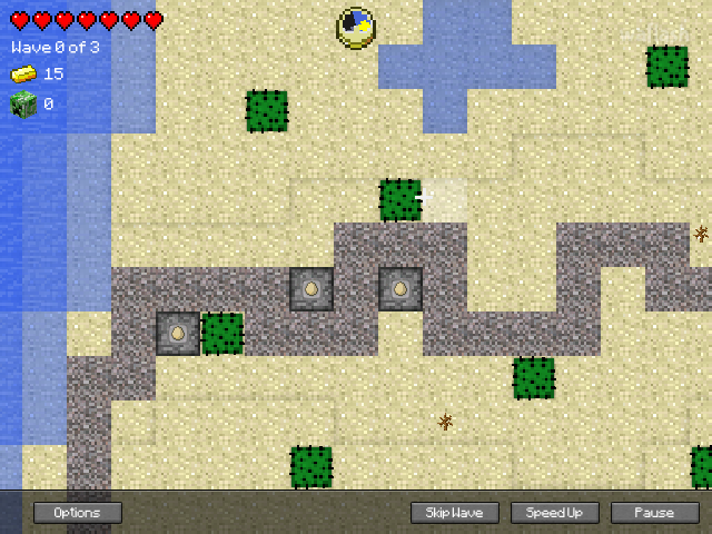 마인크래프트 타워 디펜스 2 (Minecraft Tower Defence 2) 게임 화면 2