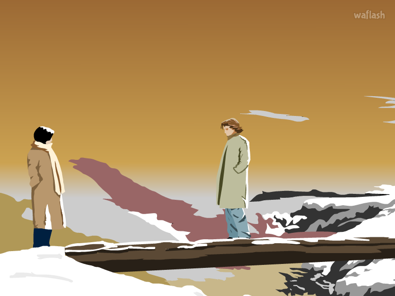 겨울연가 게임 화면 1