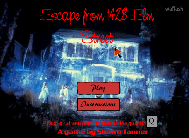 악령의 집 탈출 (Escape from 1428 Elm Street) 게임 화면 1