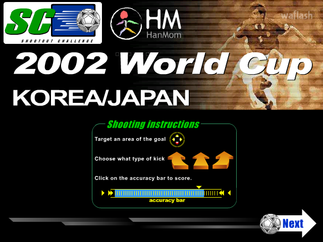 3D 승부차기 - 2002 World Cup Korea/Japan 게임 화면 1