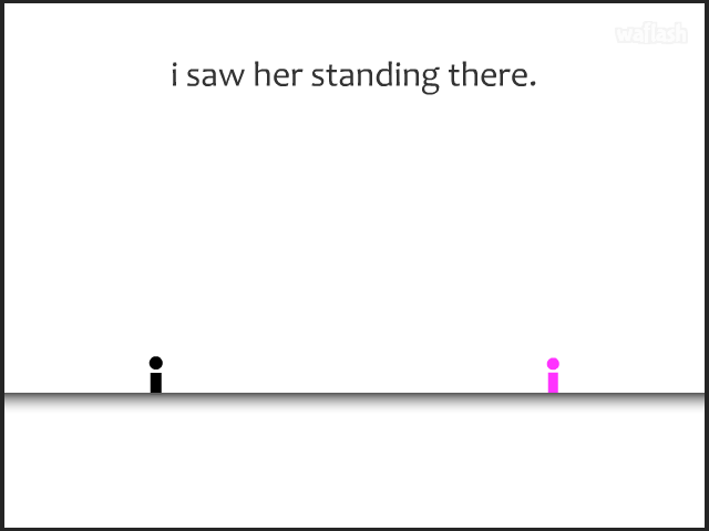 I Saw Her Standing There 게임 화면 1