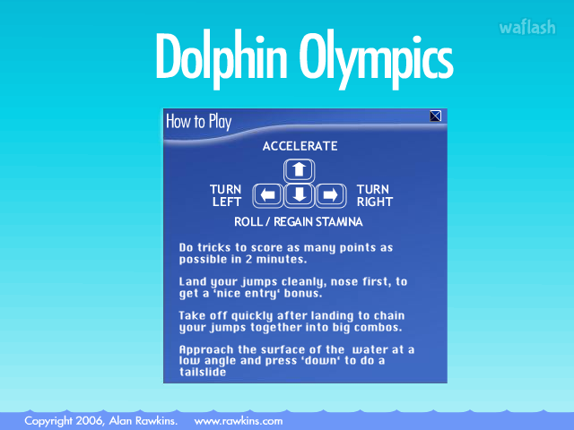 돌고래 올림픽 (Dolphin Olympics) 게임 화면 1