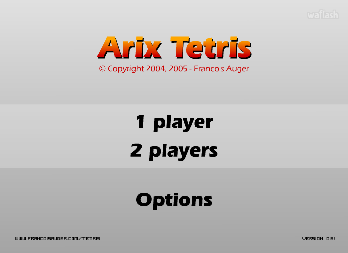 Arix Tetris - 테트리스 게임 화면 2