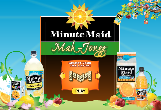 미닛메이드 마작 (Minute Maid Mah-Jongg) 게임 화면 2