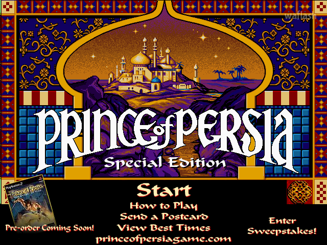 페르시아 왕자 스페셜에디션 (Prince of Persia - Special Edition) 게임 화면 1