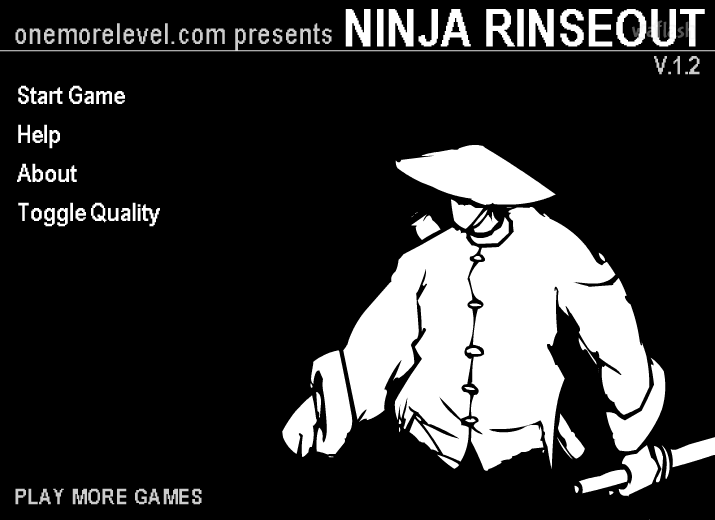 빗속의 닌자 (Ninja Rinseout) 게임 화면 2