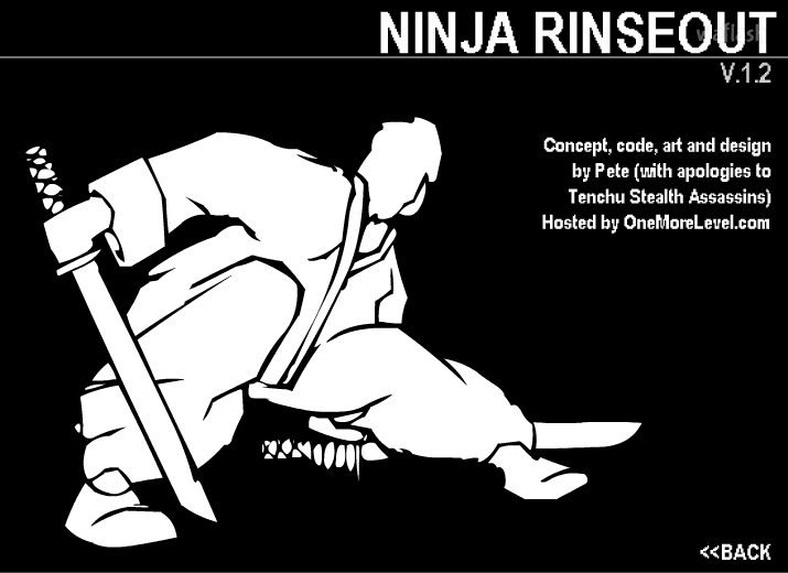 빗속의 닌자 (Ninja Rinseout) 게임 화면 3