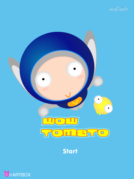 와우 토마토 테트리스 (WOW TOMATO TETRIS) 게임 화면 1