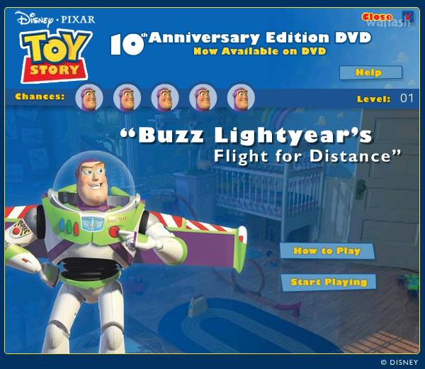 Toy Story Jump 게임 화면 1