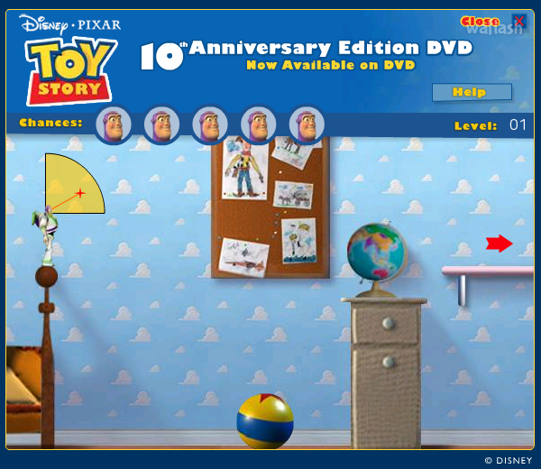 Toy Story Jump 게임 화면 2
