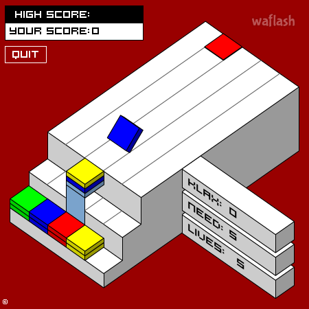 클랙스 3D (KLAX 3D) 게임 화면 2