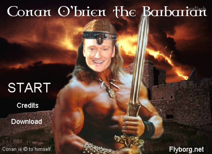 코난 오브라이언 더 바바리안 (Conan O'brien the Barbarian) 게임 화면 2