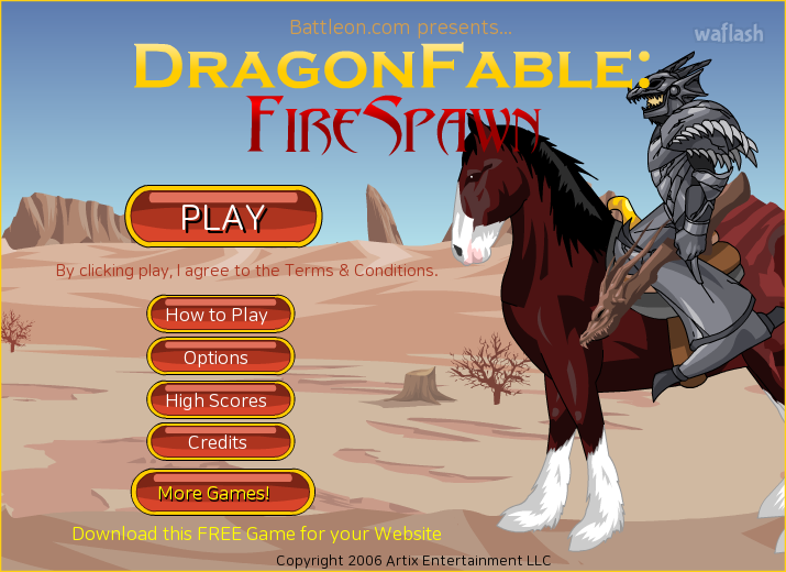 드래곤페이블: 파이어스폰 (DragonFable: FireSpawn) 게임 화면 2