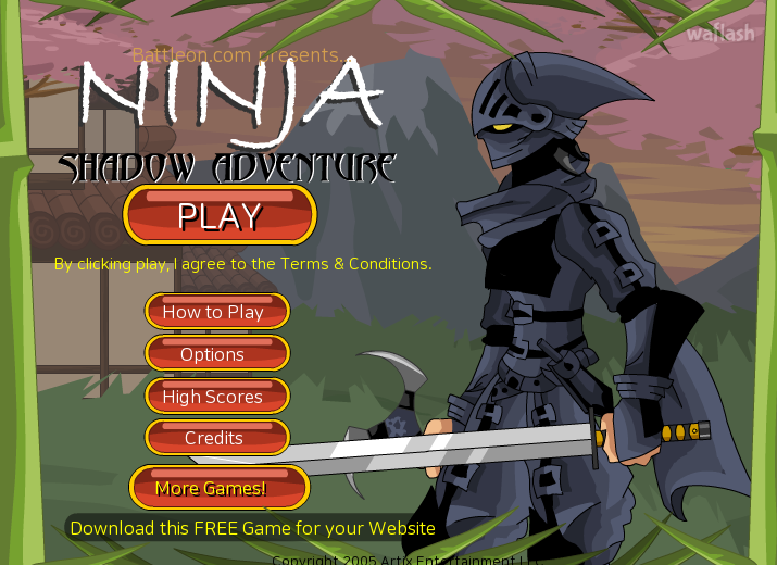 닌자 쉐도우 어드벤처 (Ninja Shadow Adventure) 게임 화면 2