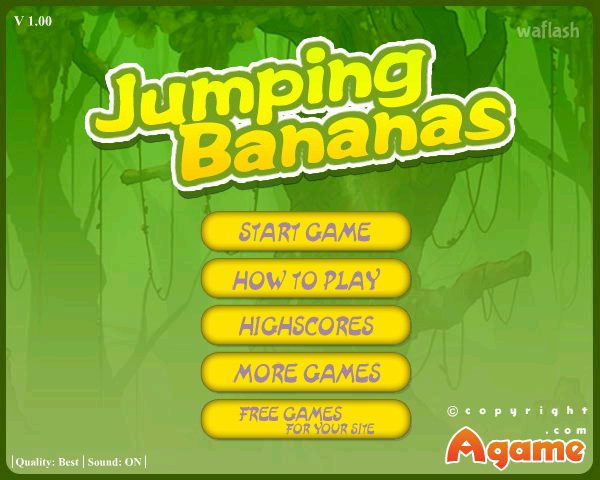 점핑 바나나 (Jumping Bananas) 게임 화면 2