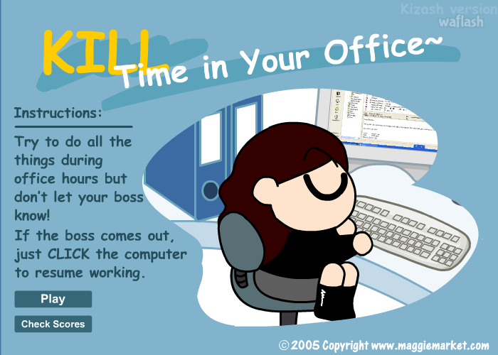 사무실에서 시간때우기 (Kill Time in Your Office) 게임 화면 1