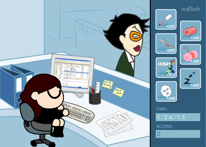 사무실에서 시간때우기 (Kill Time in Your Office) 게임 화면 2