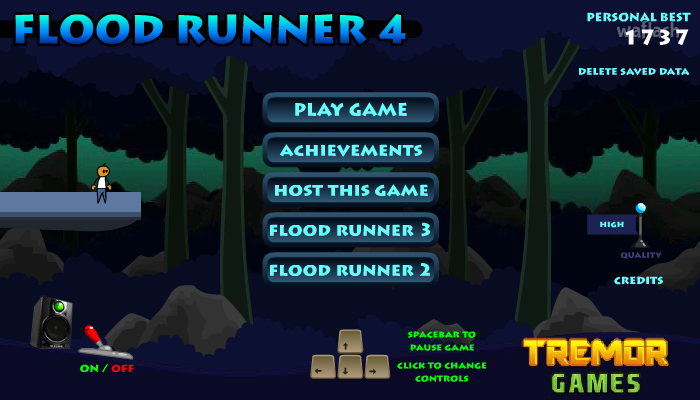 플러드 러너 4 (Flood Runner 4) 게임 화면 1