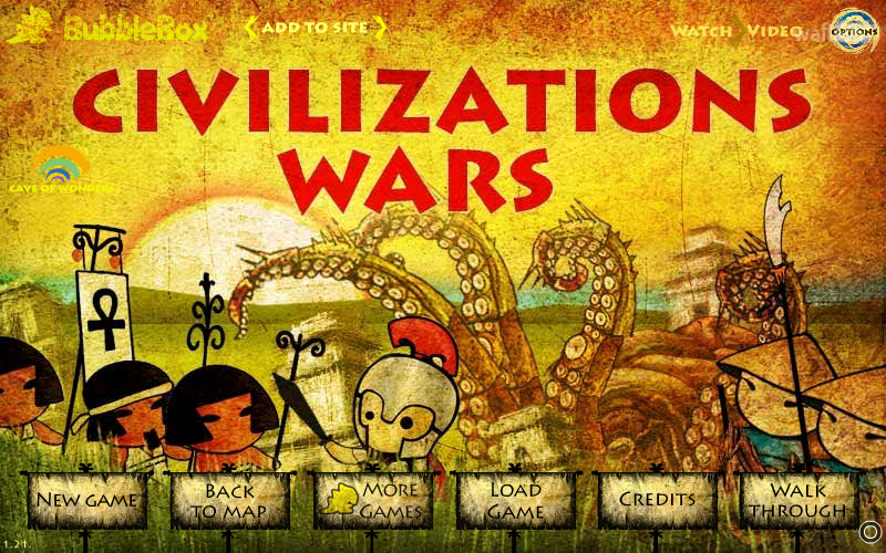 문명 전쟁 (Civilzations Wars) 게임 화면 1