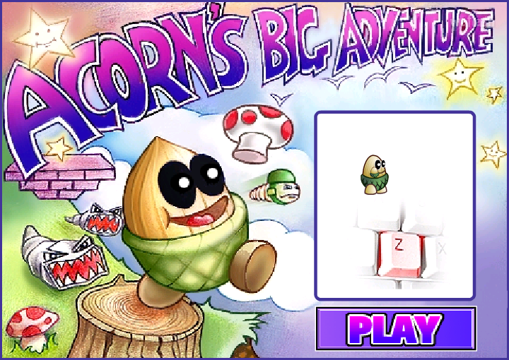 도토리의 대모험 (Acorn's Big Adventure) 게임 화면 1