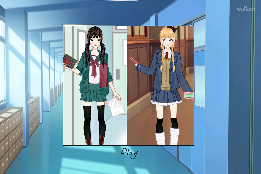 린마루게임즈 옷입히기 - 메가 스쿨 걸 드레스업 (Mega School Girl Dress Up) 게임 화면 2