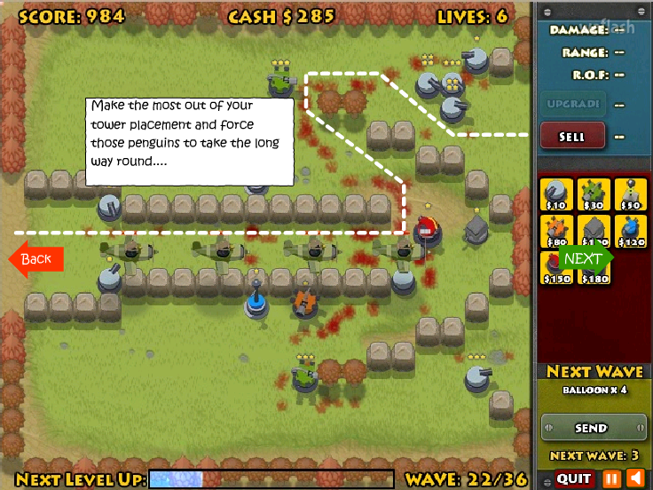 펭귄 어택 2 (Penguins Attack 2) 게임 화면 2
