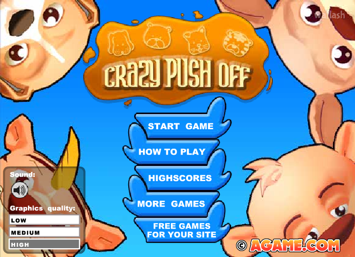 크레이지 푸시 오프 (Crazy Push Off) 게임 화면 3