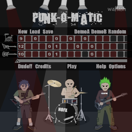 펑크오매틱 - PUNK-O-MATIC 게임 화면 1