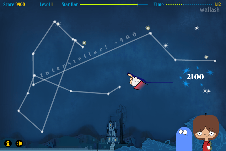Outer Space Trace 게임 화면 3