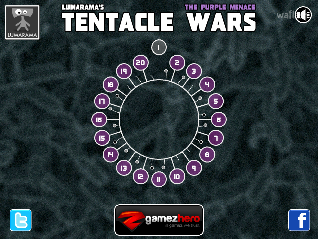 촉수전쟁2 (Tentacle Wars 2: The Purple Menace) 게임 화면 1