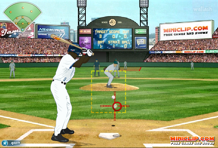 미니클립 베이스볼 (Miniclip Baseball) - 9회말 역전 게임 화면 5