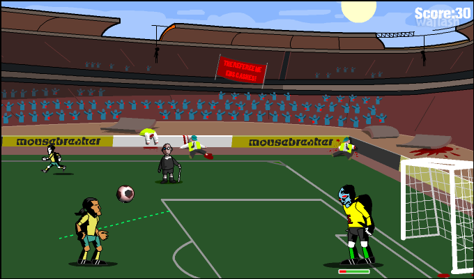 좀비 축구 (Zombie Football) 게임 화면 3