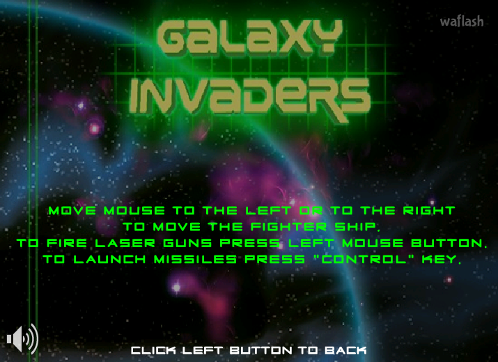 갤럭시 인베이더 (Galaxy Invaders) 게임 화면 1