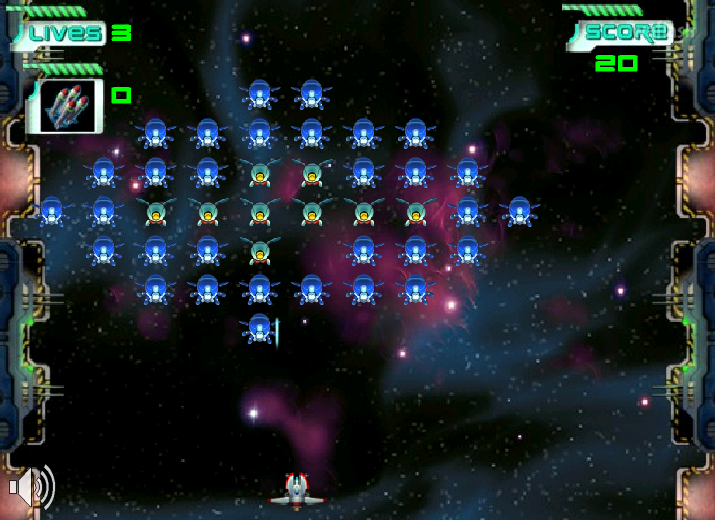 갤럭시 인베이더 (Galaxy Invaders) 게임 화면 3