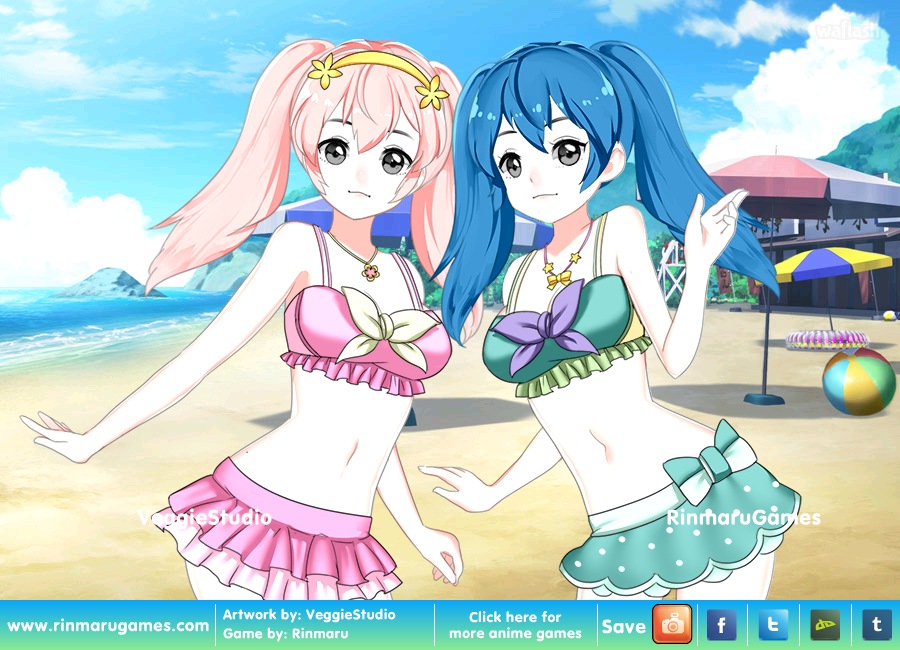 린마루게임즈 - Anime Summer Twins 게임 화면 1