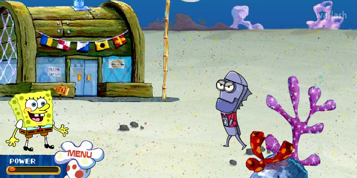 스폰지밥 네모바지 - 엔초비 어썰트 (SpongeBob Squarepants -  Anchovy Assault) 게임 화면 4