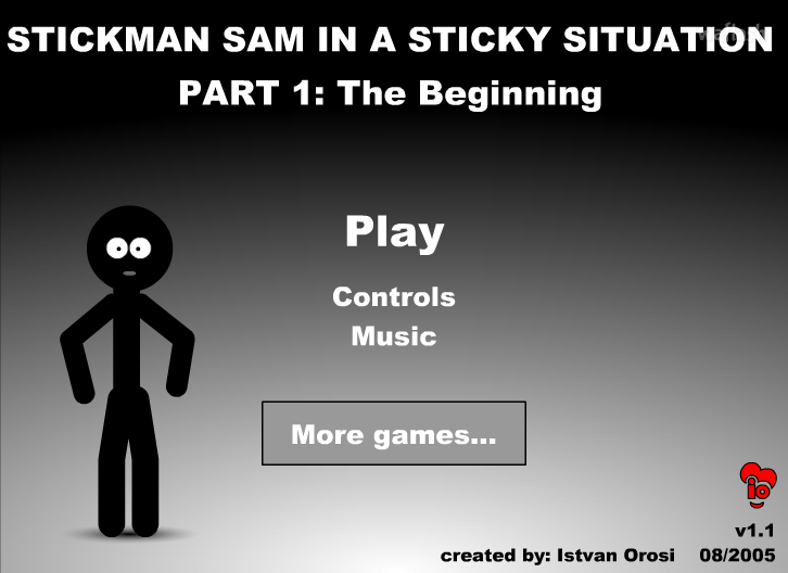 스틱맨 샘 1: 더 비기닝 (Stickman Sam 1: The Biginning) 게임 화면 2