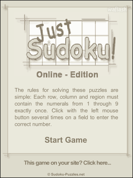 저스트 스도쿠 (Just Sudoku) 게임 화면 2