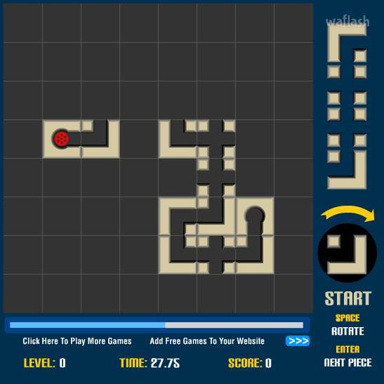 파이프 마니아 (Pipe Mania) 게임 화면 1