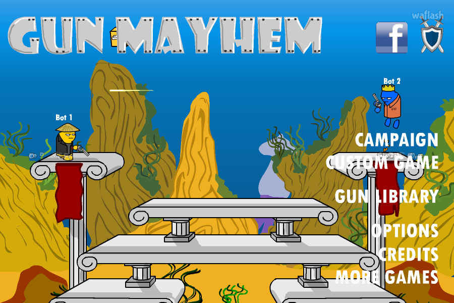 건 메이헴 (Gun Mayhem) 게임 화면 1